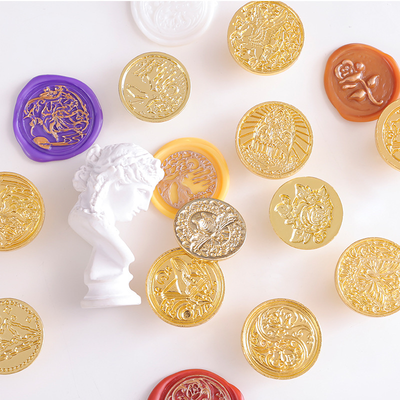 ตราประทับขี้ผึ้งโลหะ3D ตราประท - Wax Seal Stamp Kit บทวิจารณ์และราคา