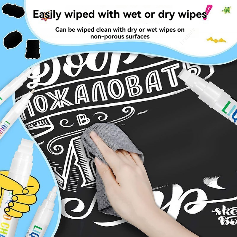 5 ชิ้น/เซ็ตสีขาวเครื่องหมายชอล - Whiteboard Marker Set บทวิจารณ์และราคา