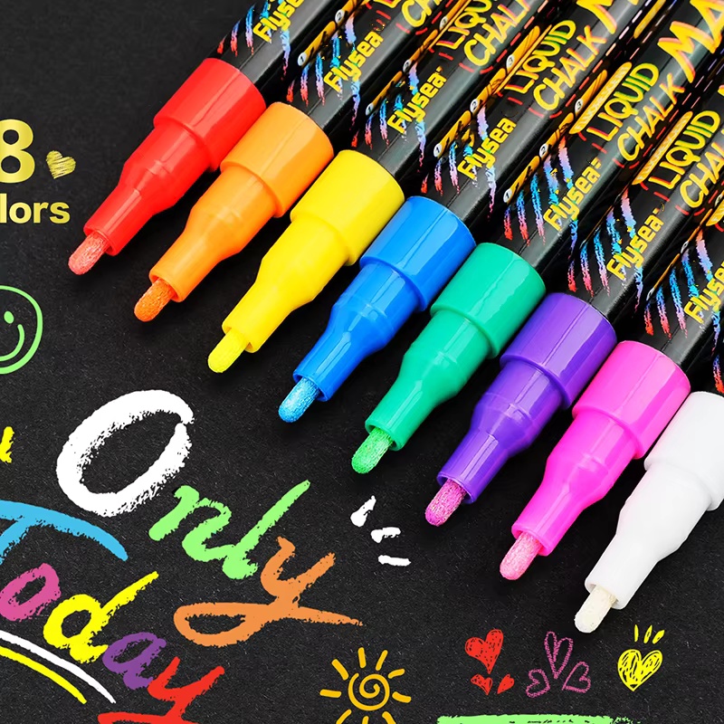 8 pcs Liquid Chalk Markers-ล้า - Whiteboard Marker Set บทวิจารณ์และราคา