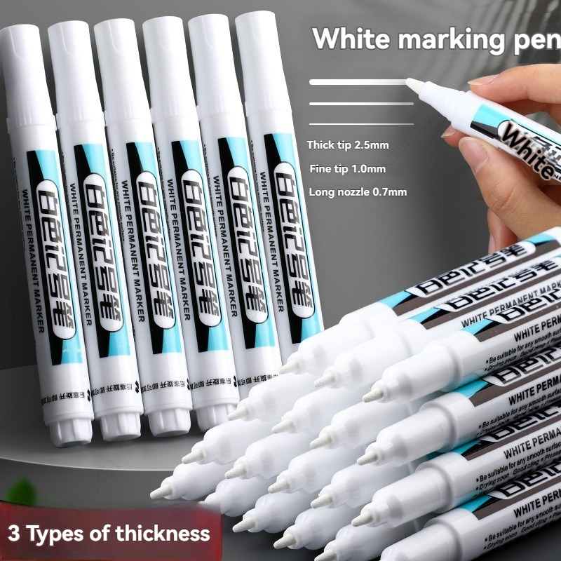 ชุดปากกาเคมีหัวยาวสีขาว 1-20 ช - Whiteboard Marker Set บทวิจารณ์และราคา
