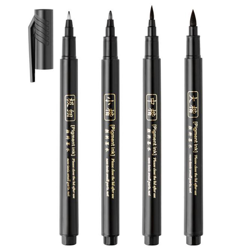 4 PC แปรงปากกาปากกาจีนการเรียน - Stationery Warehouse บทวิจารณ์และราคา
