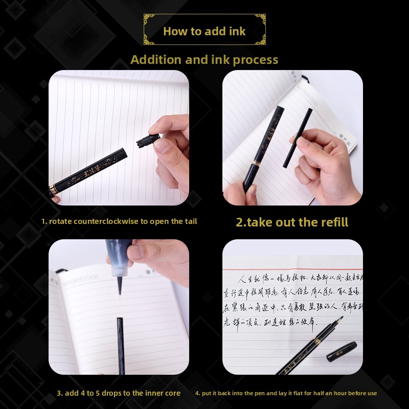4 ชิ้น/เซ็ตปากกามาร์กเกอร์ศิลป - Stationery Office บทวิจารณ์และราคา