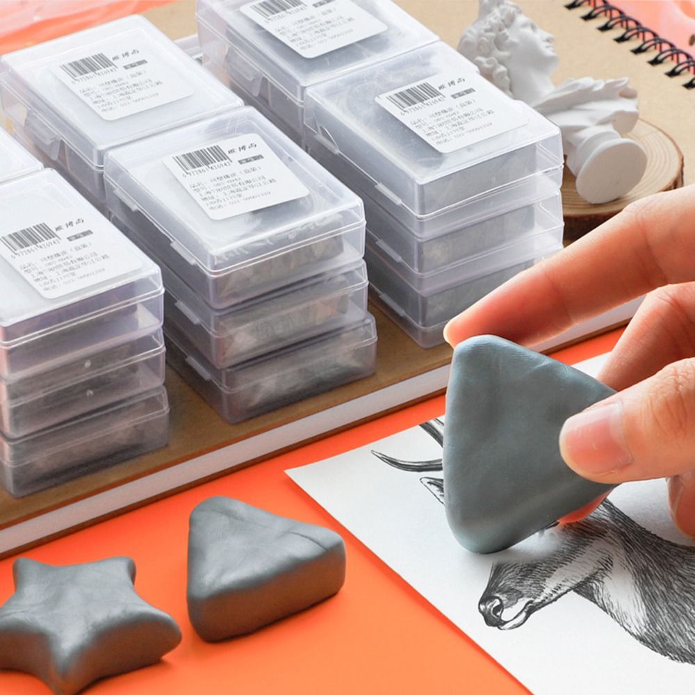 ยางลบสำหรับวาดภาพแบบนุ่ม 4 ชิ้ - Rubber Eraser Kneaded บทวิจารณ์และราคา