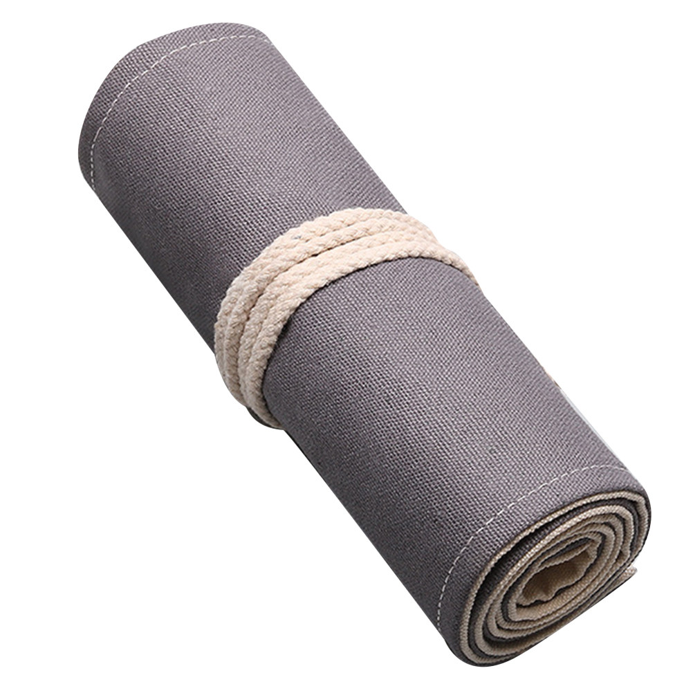 กระเป๋าผ้าแคนวาสสำหรับเก็บดินส - Pen Pouch Roll บทวิจารณ์และราคา